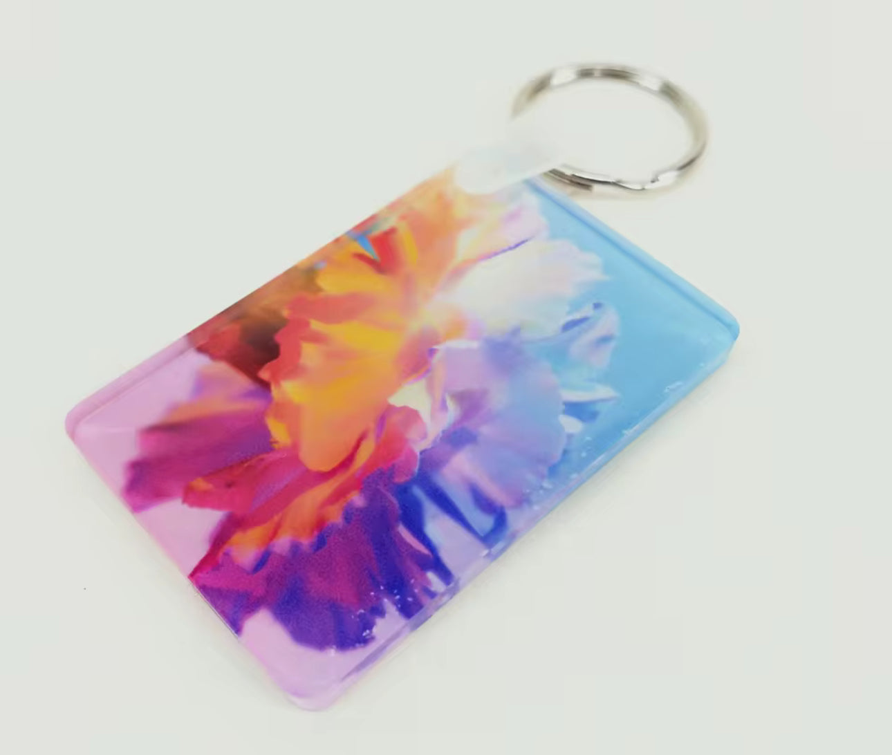 A6.Personalized Photo Keychain (set of two)