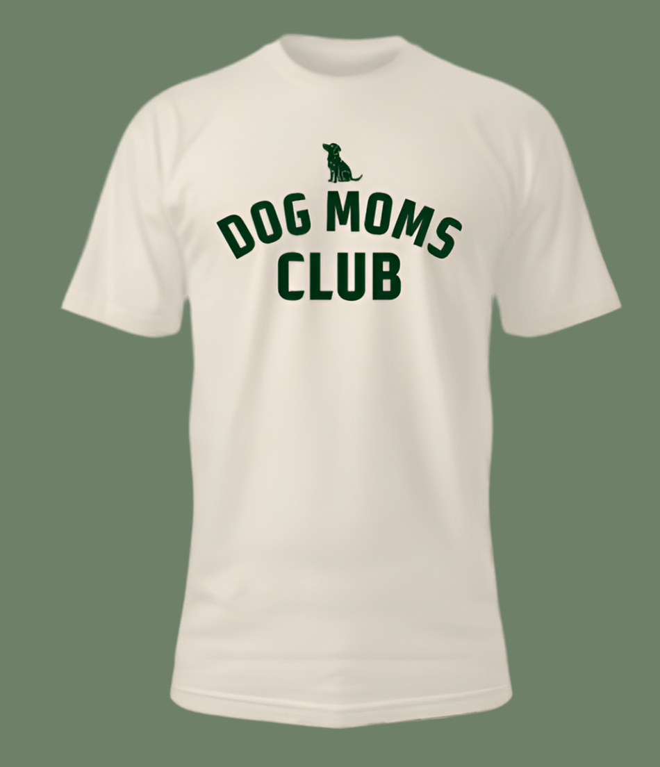 Dog moms club t-shirt