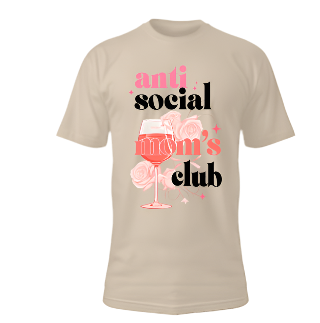 Antisocial moms club t-shirt