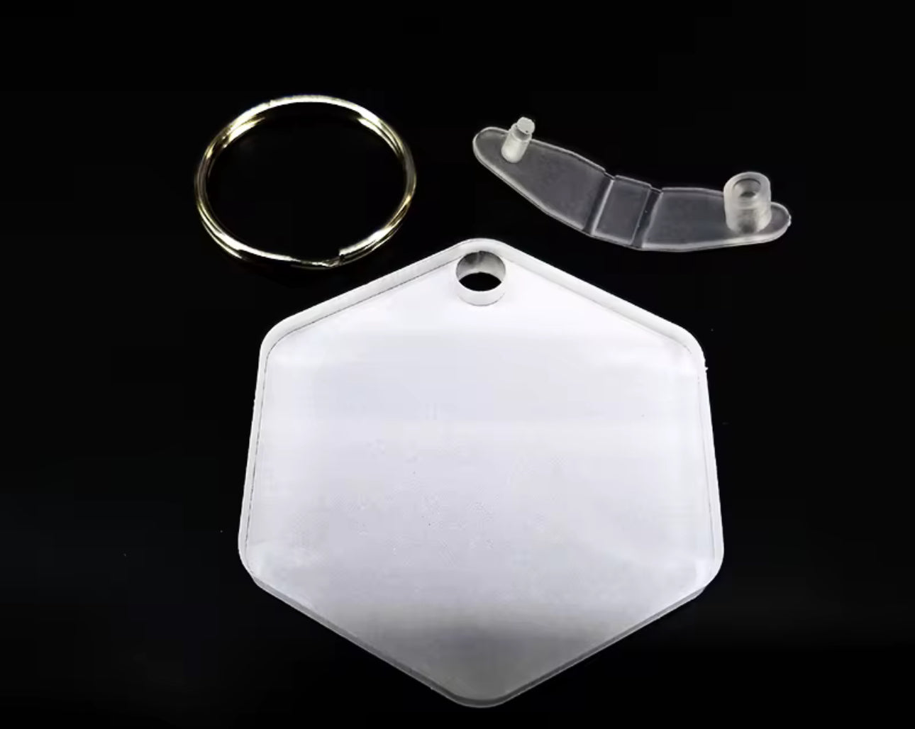 A6.Personalized Photo Keychain (set of two)