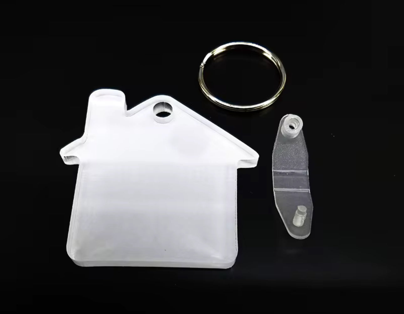A6.Personalized Photo Keychain (set of two)