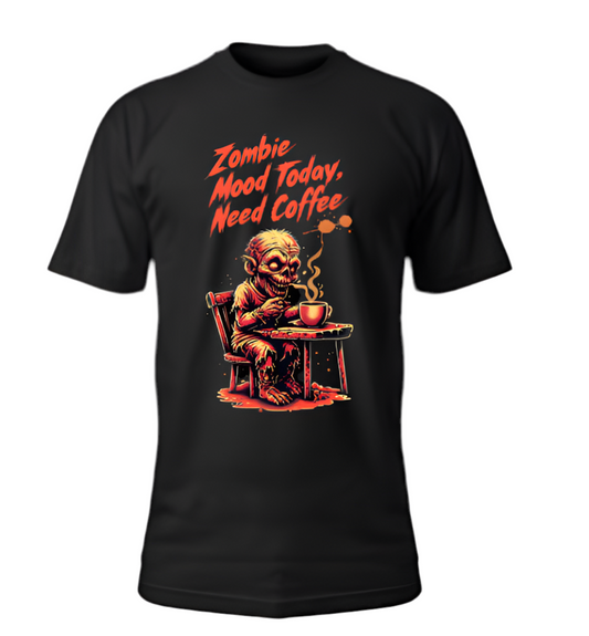 Zombie mood today t-shirt