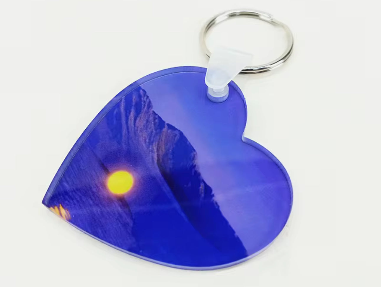 A6.Personalized Photo Keychain (set of two)