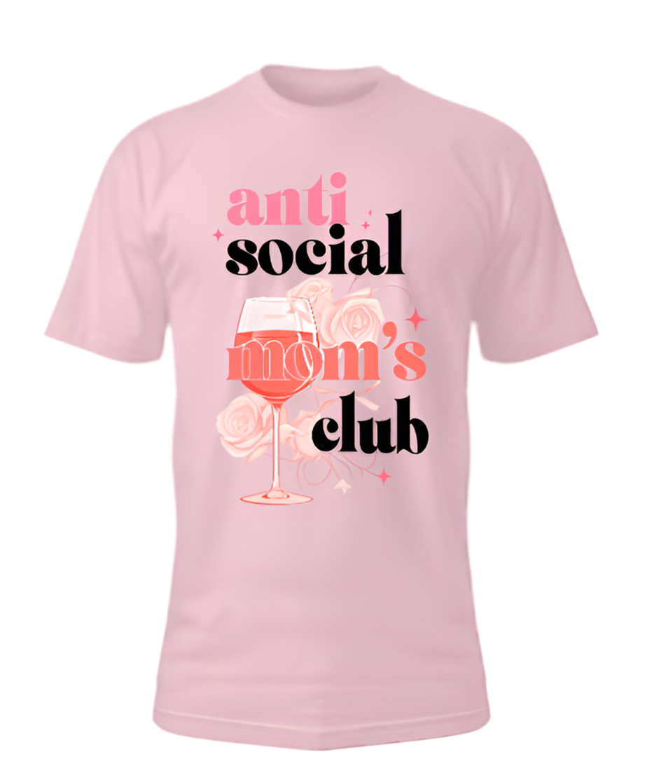 Antisocial moms club t-shirt